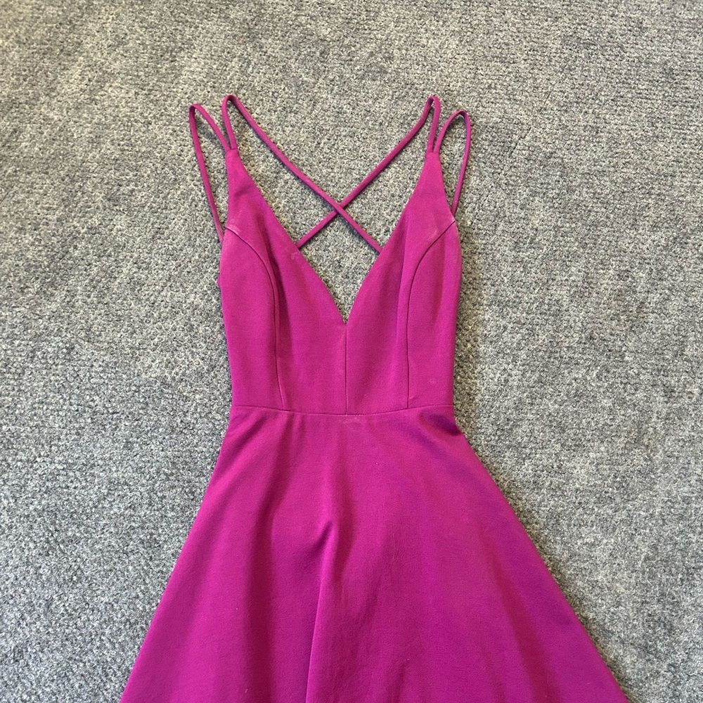 FUCSIA HOCO DRESS